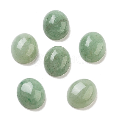 Natural Green Aventurine Cabochons G-G145-01A-39-1