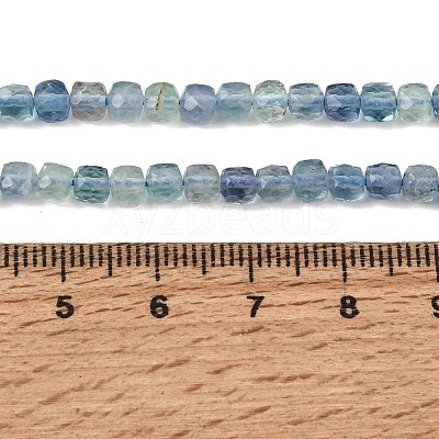 Natural Blue Fluorite Beads Strands GG-CBA0C5B-A05-1