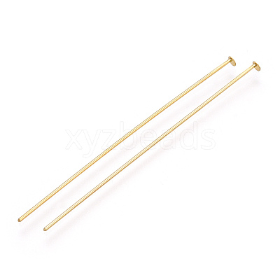 Brass Flat Head Pins KK-G331-11-0.7x55-1