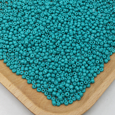 Baking Paint Opaque Colours Glass Seed Beads GlassYWZX2mm-1