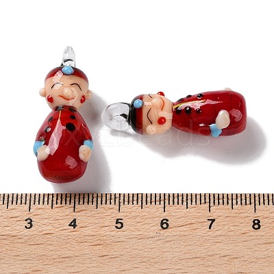 Handmade Lampwork Pendants LAMP-L078-005A-1