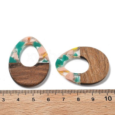 Resin and Walnut Pendants FIND-R051-10D-1