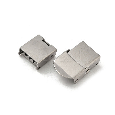 304 Stainless Steel Watch Band Clasps STAS-Z147-35P-01-1
