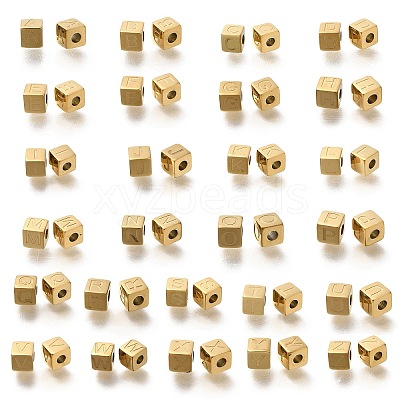 26Pcs Ion Plating(IP) 304 Stainless Steel Beads STAS-F308-01G-1