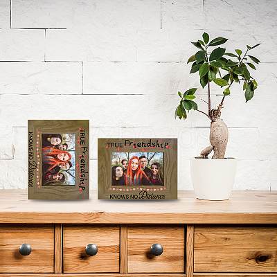 Rectangle Wood Photo Frames AJEW-WH20021-024-1
