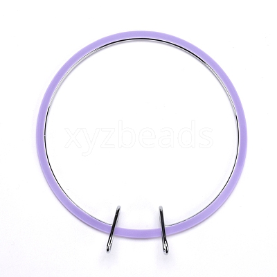 Ring Embroidery Plastic Hoops TOOL-WH0029-05A-1