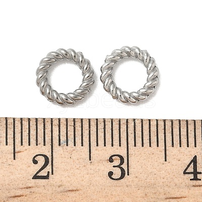 304 Stainless Steel Twisted Ring Linking Rings STAS-L300-005B-P-1