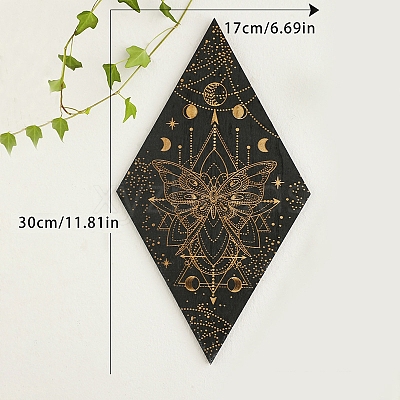 Rhombus Wood Wall Decoration PW-WG19039-02-1