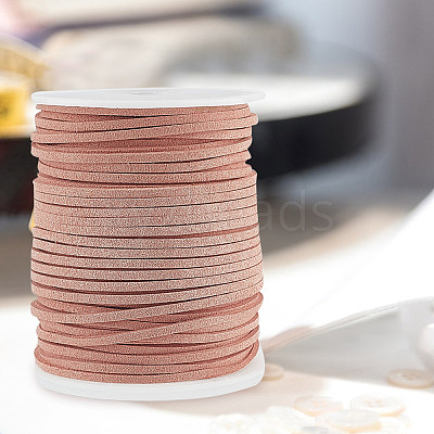 2 Rolls 2 Colors Flat Faux Suede Cord OCOR-DC0001-05-1