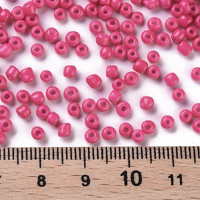 Baking Paint Glass Seed Beads SEED-US0003-3mm-K5-1