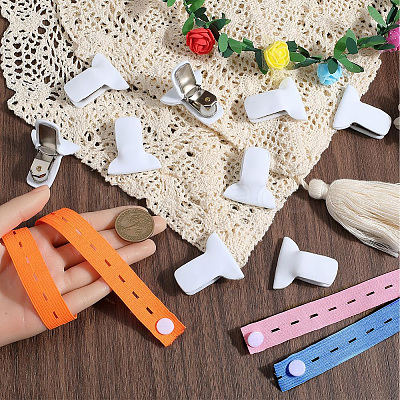 3Pcs 3 Colors Polyester Clothes Organizer Elastic Bands FIND-CN0001-68A-1