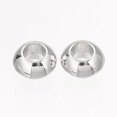Rondelle Tibetan Silver Spacer Beads X-AB937-NF-1