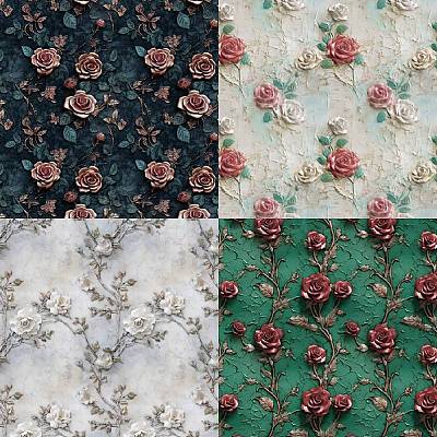 Scrapbook Paper Pads LS-DIY-H177-02J-1