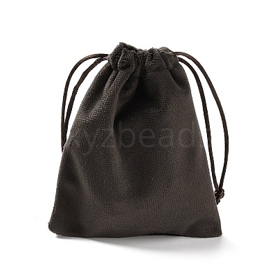 Velvet Jewelry Drawstring Storage Pouches ABAG-P013-02B-02-1
