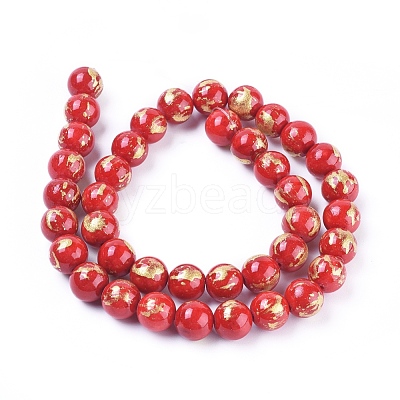 Natural Mashan Jade Beads Strands X-G-F670-A14-6mm-1