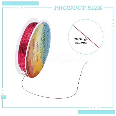 Copper Jewelry Wire CWIR-CW0.3mm-27-1
