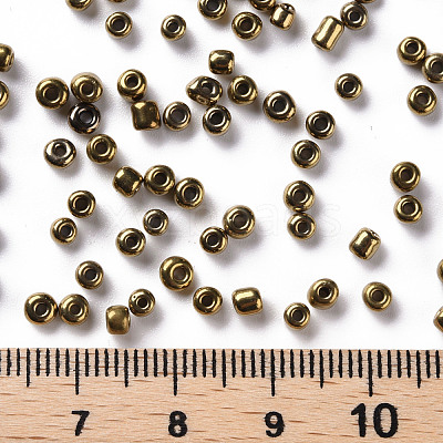 (Repacking Service Available) 8/0  Glass Seed Beads SEED-C018-3mm-601-1
