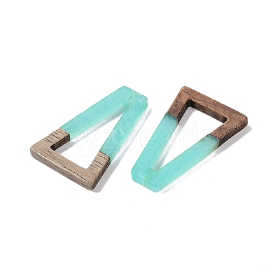 Resin & Wood Pendants WOOD-F015-10F-1