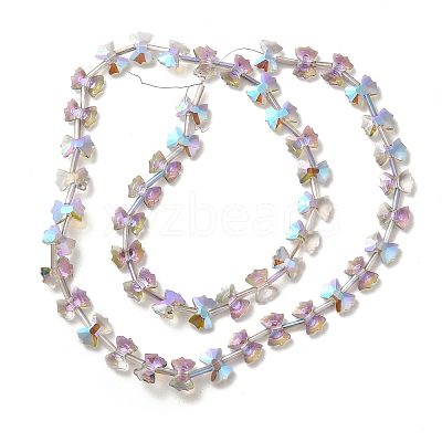 Electroplate Glass Beads EGLA-F163-01-FR02-1