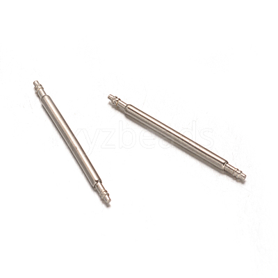 Tarnish Resistant Stainless Steel Double Flanged Spring Bar Watch Strap Pins STAS-M231-06-1