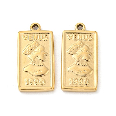304 Stainless Steel Pendants STAS-L022-210G-1