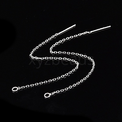 925 Sterling Silver Ear Stud Findings X-STER-I014-04S-1