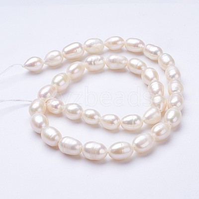 Natural Cultured Freshwater Pearl Beads Strands PEAR-P002-13-01-1