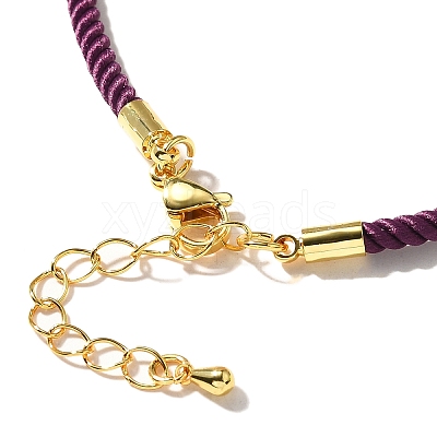 Nylon Milan Cord Necklace Making MAK-M028-01G-09-1