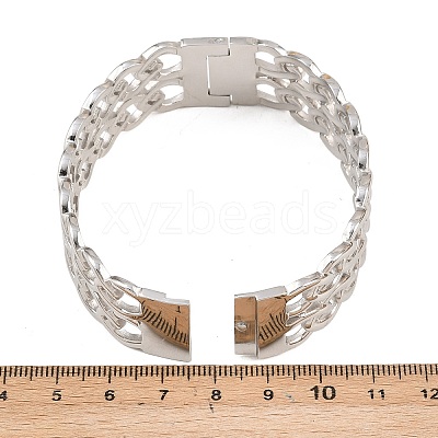 304 Stainless Steel Bangles for Women BJEW-Z155-04P-1