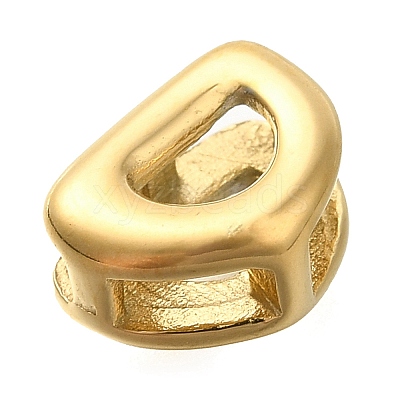 Ion Plating(IP) 304 Stainless Steel Slide Charms STAS-B075-37G-D-1