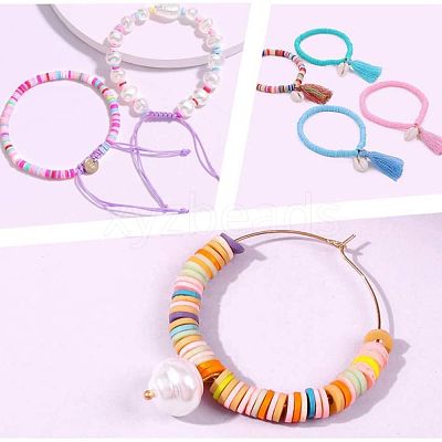 Handmade Polymer Clay Beads CLAY-Q251-6.0mm-27-1