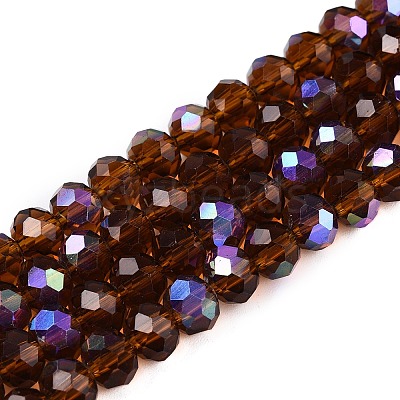 Electroplate Glass Beads Strands EGLA-A044-T6mm-L02-1