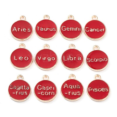 Alloy Enamel Pendants ENAM-S124-01B-07-1