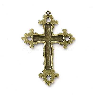 Tibetan Style Alloy Big Pendants FIND-C023-09AB-1