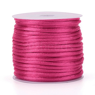 Nylon Satin Rattail Cords NWIR-L006-1mm-33-1