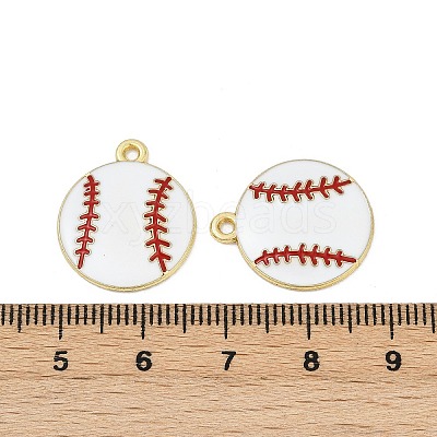 Alloy Enamel Pendants ENAM-V001-01J-G-1