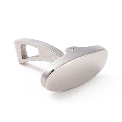 304 Stainless Steel Cufflinks Findings STAS-B029-01-1