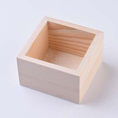 Wooden Storage Box OBOX-WH0004-02A-1