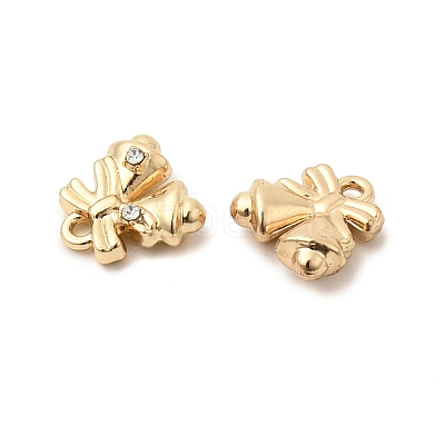 Christmas Alloy Rhinestone Charms FIND-G102-01G-04-1