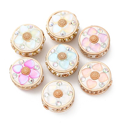Handmade Resin Indonesia Round Beads IPDL-P005-03KCG-M-1