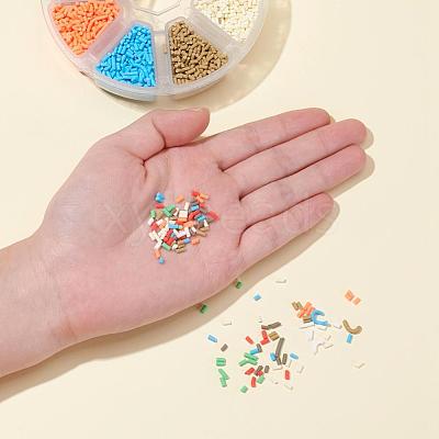 8000Pcs 8 Colors Handmade Polymer Clay Sprinkles CLAY-YW0001-13C-1