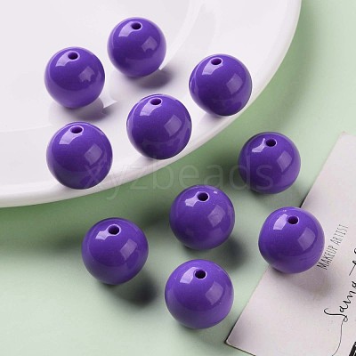 Opaque Acrylic Beads MACR-S370-C20mm-31-1