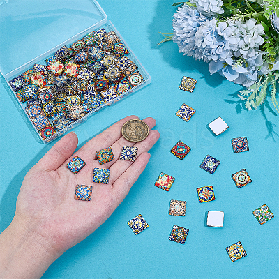 4 Bags Glass Cabochons GGLA-PH0001-75A-1