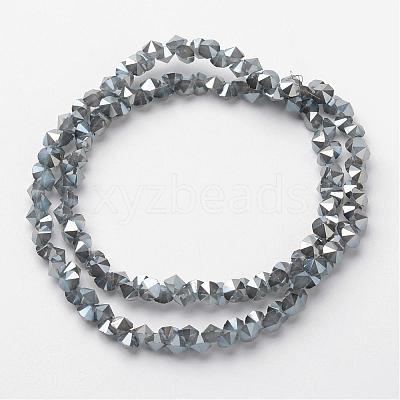 Electroplate Glass Bead Strands EGLA-J138-A-PL01-1