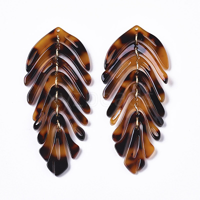 Cellulose Acetate(Resin) Big Pendants KY-S163-001A-1