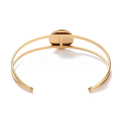 Ion Plating(IP) 304 Stainless Steel Bracelets Setting Making BJEW-B090-03C-G-1