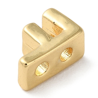 Rack Plating Brass Slide Charms KK-M254-15G-F-1