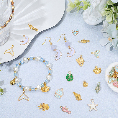 96Pcs Alloy Pendants FIND-SC0016-28-1