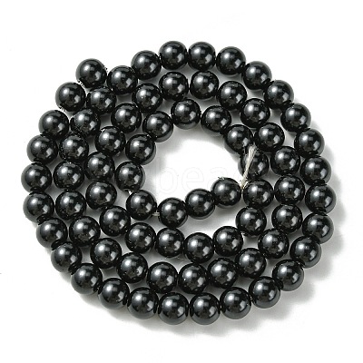 Eco-Friendly Dyed Glass Pearl Round Beads Strands HY-A002-6mm-RB080-1