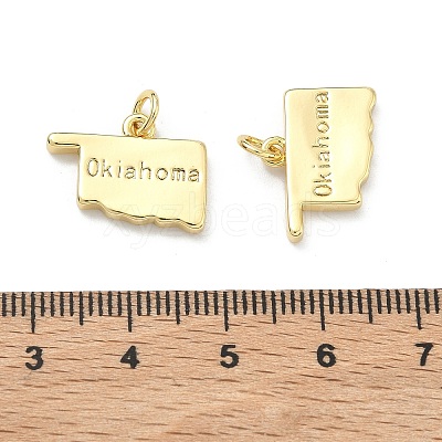 Brass Pendants KK-D229-22Q-G-1